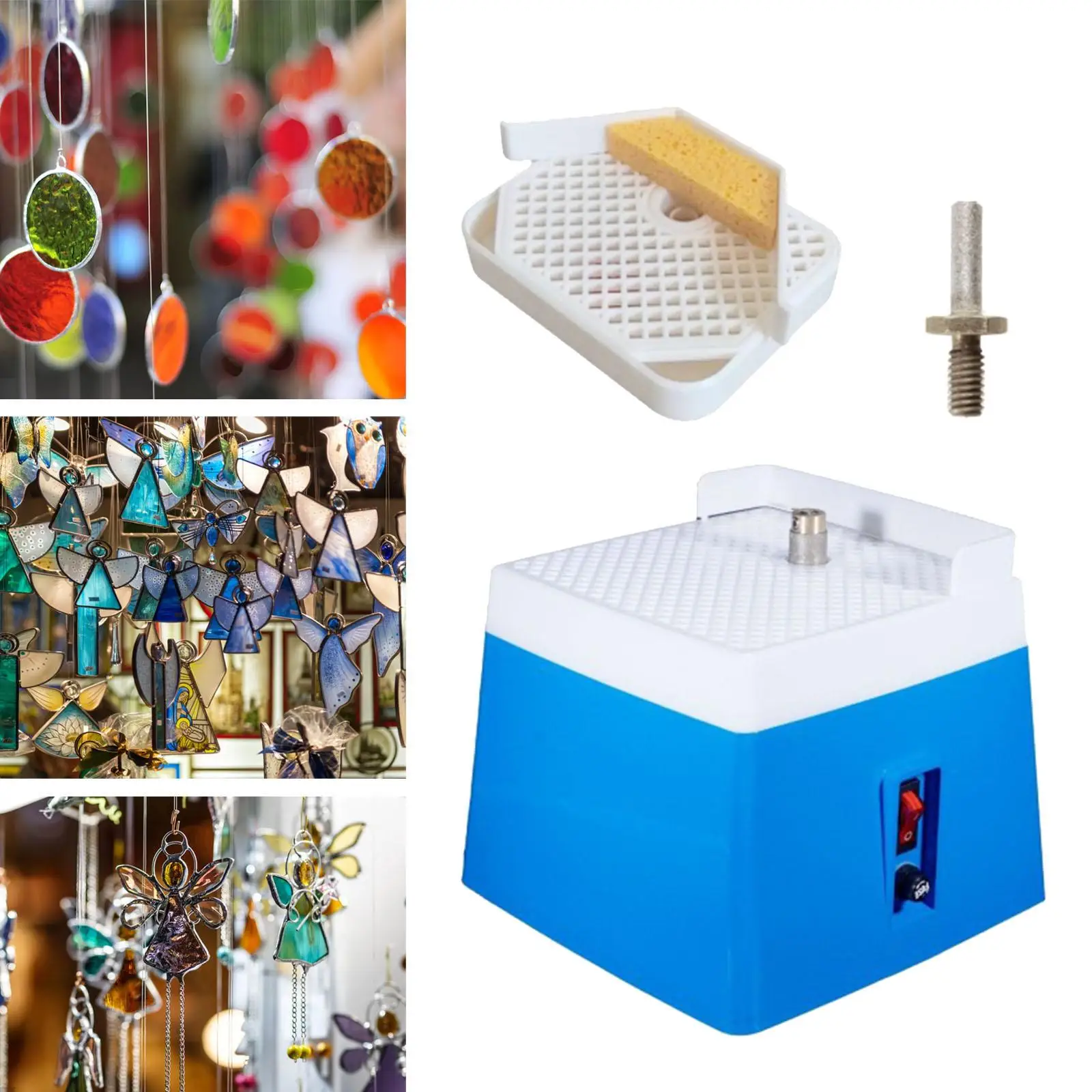 Multifunctional Glass Grinder ABS Plastic Portable Stained Glass Tool for Art Processing Mosaic Glass and Craft Studios
Multifunctional Glass Grinder ABS Plastic Portable Stained Glass Tool for Art Processing Mosaic Glass and Craft Studios