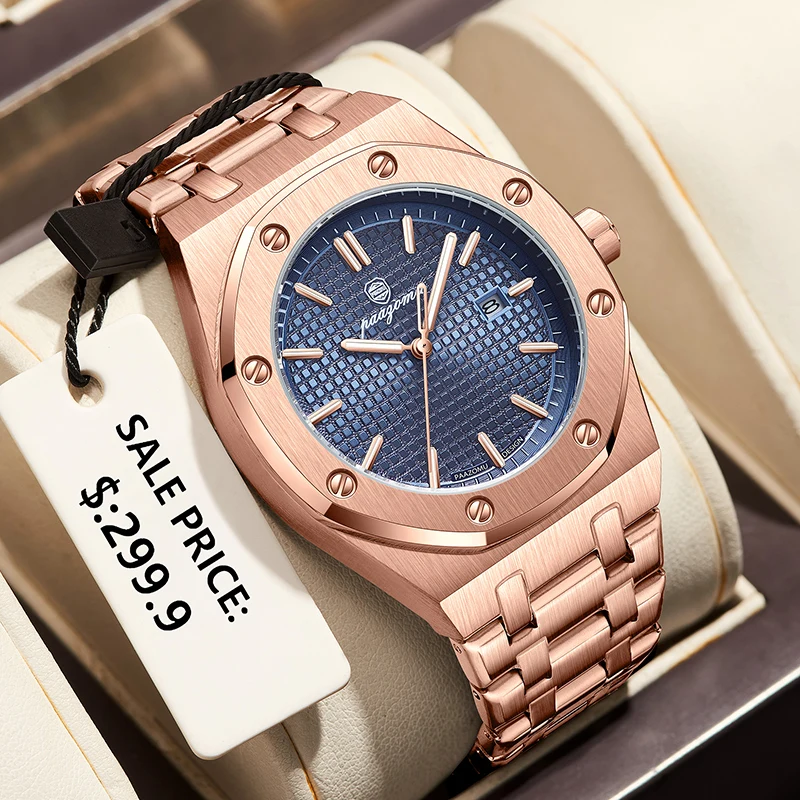 PAAZOMU Luxury Business Man Wristwatch Waterproof Luminous Date Men Watch Stainless Steel Fashion Quartz Watches For Men Reloj
PAAZOMU Luxury Business Man Wristwatch Waterproof Luminous Date Men Watch Stainless Steel Fashion Quartz Watches For Men Reloj
