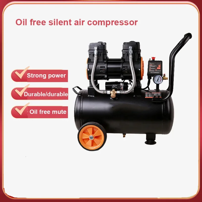 Small Silent Oil-Free Air Compressor Pneumatic Tool/Painting Operation Multifunctional Portable Woodworking Air Pump 1400W
Small Silent Oil-Free Air Compressor Pneumatic Tool/Painting Operation Multifunctional Portable Woodworking Air Pump 1400W