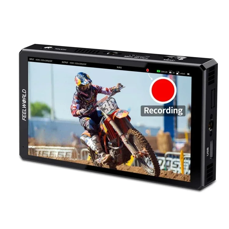 FEELWORLD CUT6 6-inch Touch Screen Monitor Recorder FHD IPS 4K HD.MI Switcher Camera Field Monitor
FEELWORLD CUT6 6-inch Touch Screen Monitor Recorder FHD IPS 4K HD.MI Switcher Camera Field Monitor