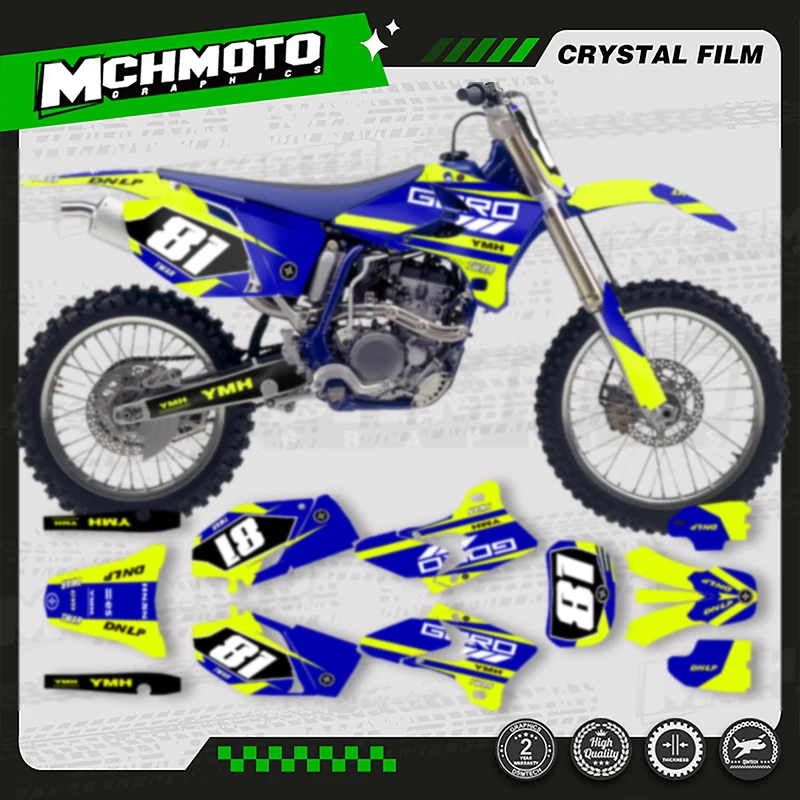 MCHMFG полный набор мотоциклетных графических наклеек для YAMAHA 2003 2004 2005 YZF250 YZF450 номер имя фон на заказ
MCHMFG полный набор мотоциклетных графических наклеек для YAMAHA 2003 2004 2005 YZF250 YZF450 номер имя фон на заказ