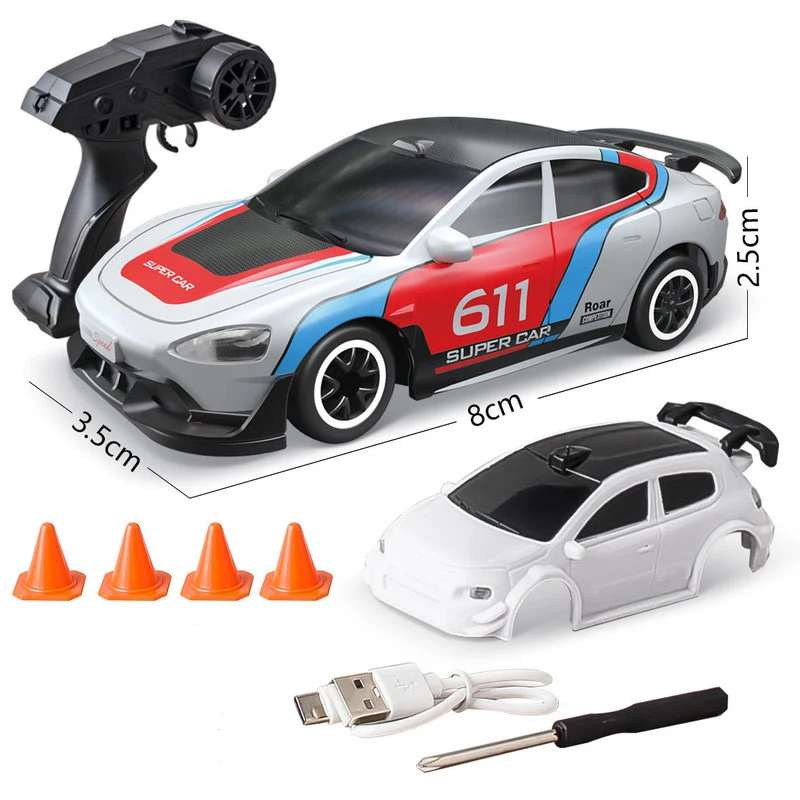1:64 High Simulation RC Drift Car Easy To Use Remote Control Race Car Model Desktop Decoration Ornament Gift For Boys
1:64 High Simulation RC Drift Car Easy To Use Remote Control Race Car Model Desktop Decoration Ornament Gift For Boys