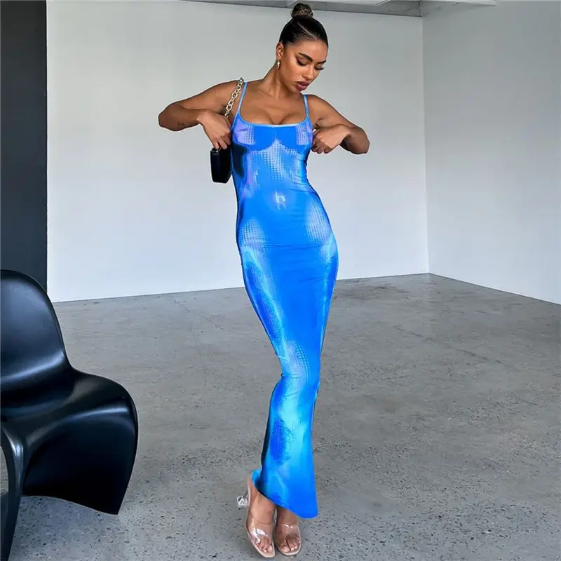 Women Sexy Street Slim Halter Sleeveless Backless One-step Dress Summer New Abstract Printing Package Hip High Waist Dresses
Women Sexy Street Slim Halter Sleeveless Backless One-step Dress Summer New Abstract Printing Package Hip High Waist Dresses