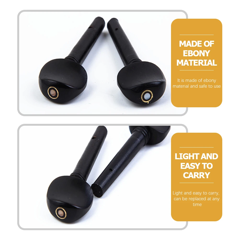 4pcs Violin Pegs Useful Tuning Pegs Durable High Density String Instrument Accessories Fittings Professional Parts Tuning
4pcs Violin Pegs Useful Tuning Pegs Durable High Density String Instrument Accessories Fittings Professional Parts Tuning