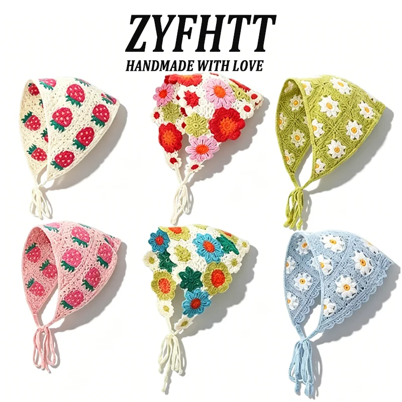 1/3/6pcs Sweet Knitted Triangle Scarf Headband Fashion Girl Strawberry Wild Pattern Hairband Hair Accessories
1/3/6pcs Sweet Knitted Triangle Scarf Headband Fashion Girl Strawberry Wild Pattern Hairband Hair Accessories