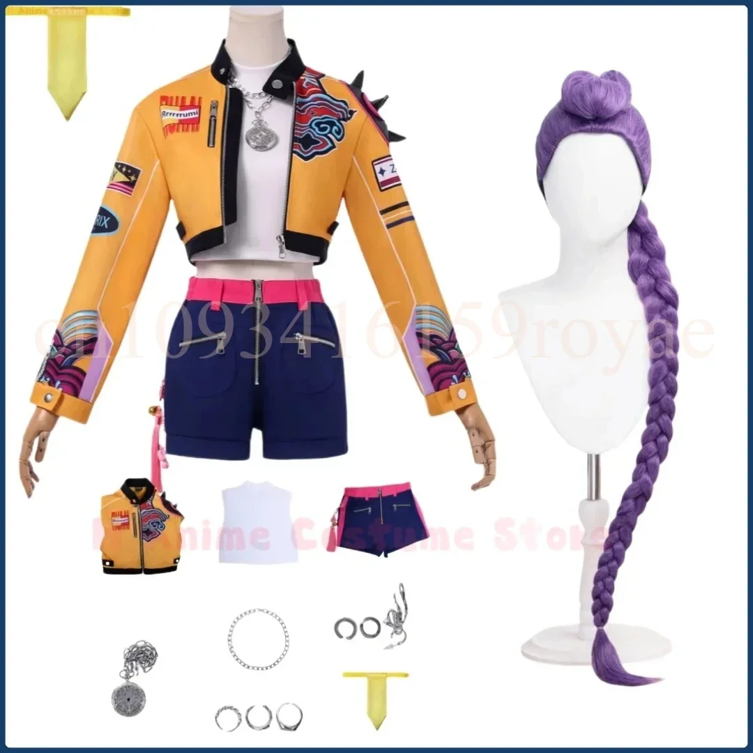 IN STOCK Rumi Zoey Mira Cosplay Costume Kpop Demon Hunters Cosplay【XS-3XL】 Wig Costume
IN STOCK Rumi Zoey Mira Cosplay Costume Kpop Demon Hunters Cosplay【XS-3XL】 Wig Costume