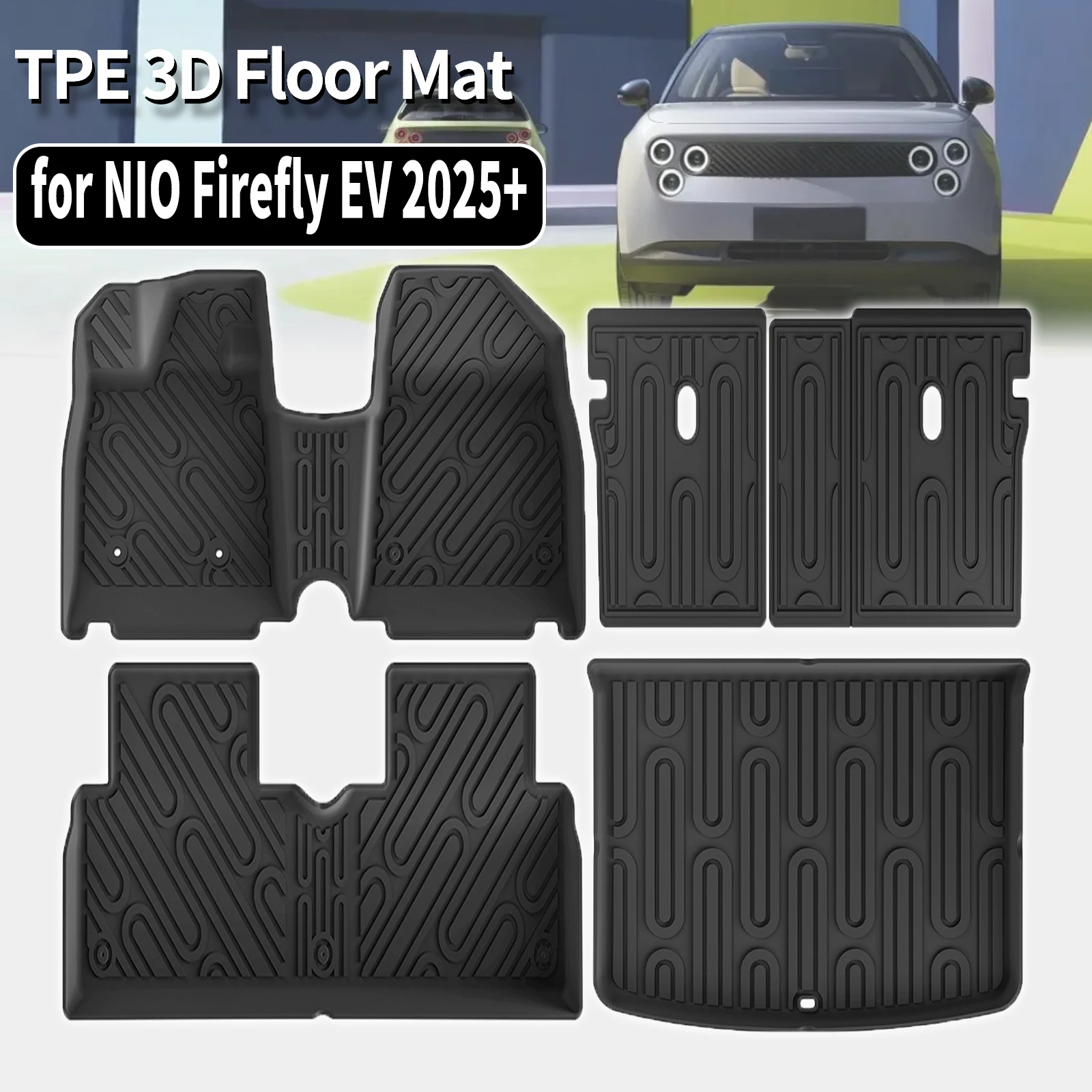 for NIO Firefly EV 2025 2026 Eco-Friendly TPE Floor Mats Non-Slip Dustproof Car Interior Accessories
for NIO Firefly EV 2025 2026 Eco-Friendly TPE Floor Mats Non-Slip Dustproof Car Interior Accessories
