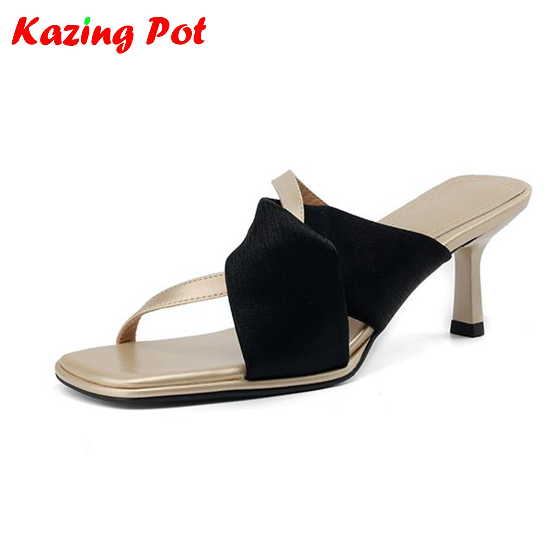 Krazing Pot Genuine Leather Summer Shoes Stiletto High Heels European Style Luxury Mixed Color Modern Wear Elegant Women Sandals
Krazing Pot Genuine Leather Summer Shoes Stiletto High Heels European Style Luxury Mixed Color Modern Wear Elegant Women Sandals