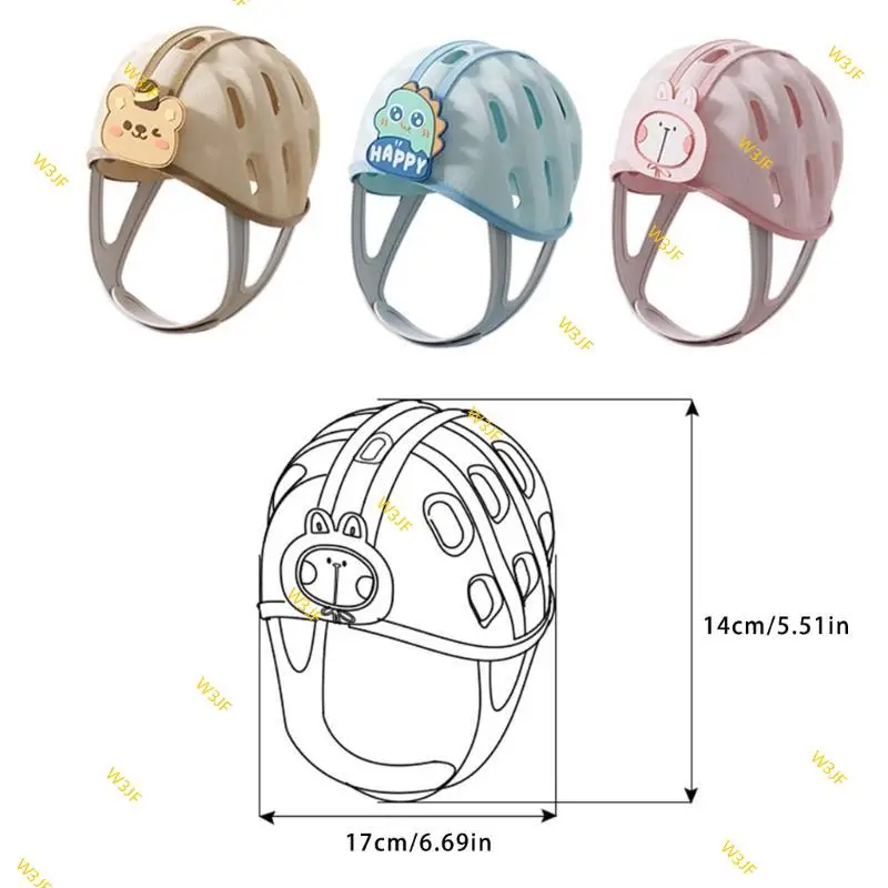 W3JF Lightweight Breathable Baby Helmets for Active Infants Aged 6 Months to 3 Years
W3JF Lightweight Breathable Baby Helmets for Active Infants Aged 6 Months to 3 Years