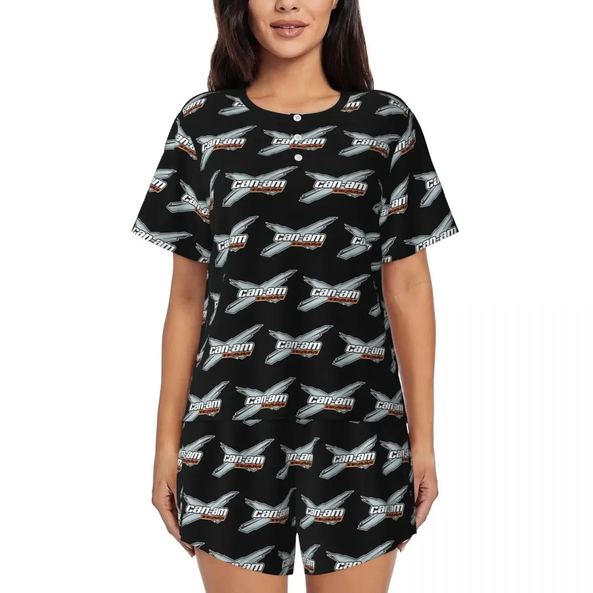 Can I Am Team Off-Road Or On-Road BRP ATV Round Neck Short Sleeves Nightdress for Sleepshirts Women Loose Pajama Set Short Pants
Can I Am Team Off-Road Or On-Road BRP ATV Round Neck Short Sleeves Nightdress for Sleepshirts Women Loose Pajama Set Short Pants