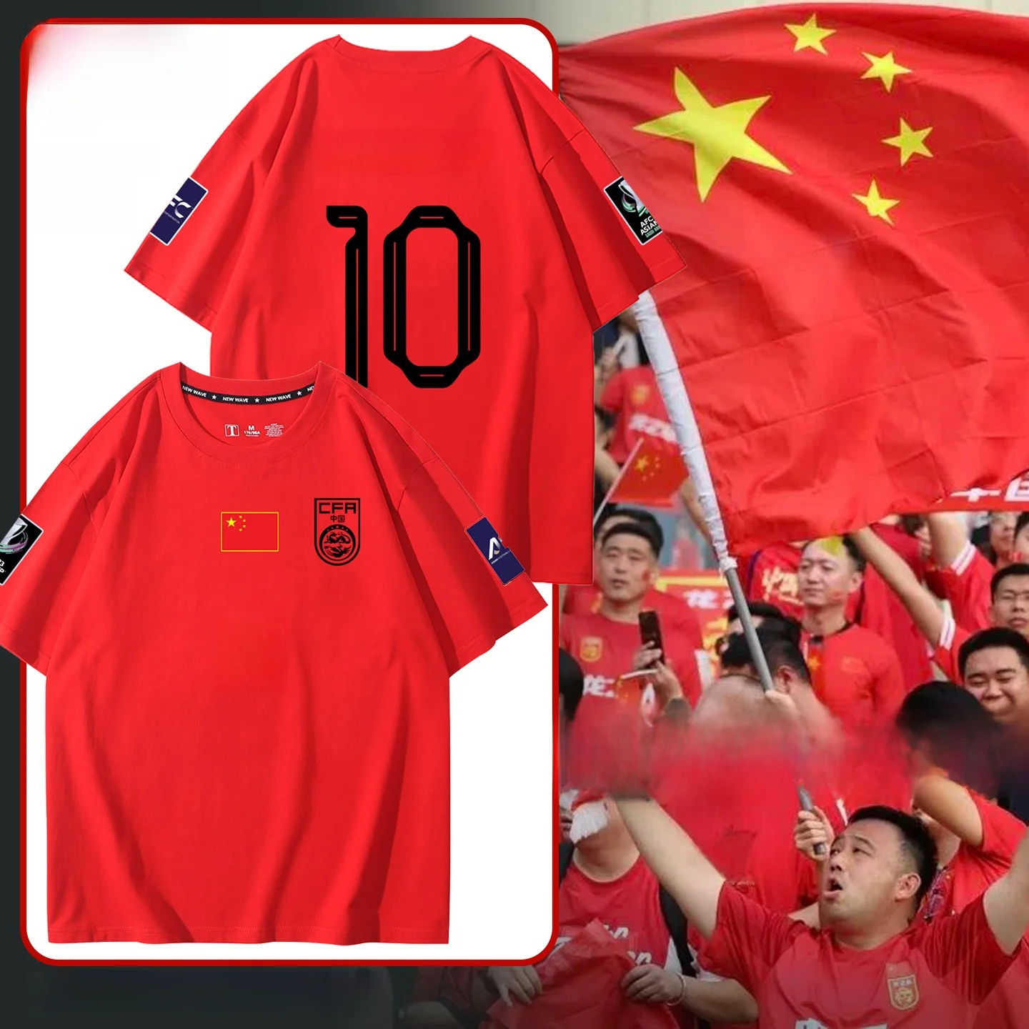 Красная футболка из чистого хлопка U23 Asia Cup T Player Version с коротким рукавом, номер 6, Li Hao Zhang Yu Dong, повседневная футболка с круглым вырезом
Красная футболка из чистого хлопка U23 Asia Cup T Player Version с коротким рукавом, номер 6, Li Hao Zhang Yu Dong, повседневная футболка с круглым вырезом