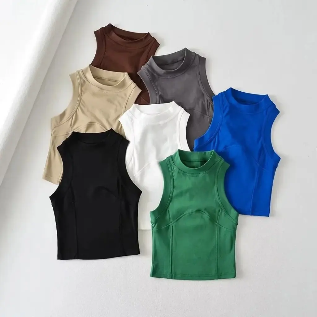 YPFF Women's Trendy Stand Collar Sleeveless Vest Solid Color Fashionable Temperament Hot Girl Short Navel Top Outer Wear
YPFF Women's Trendy Stand Collar Sleeveless Vest Solid Color Fashionable Temperament Hot Girl Short Navel Top Outer Wear