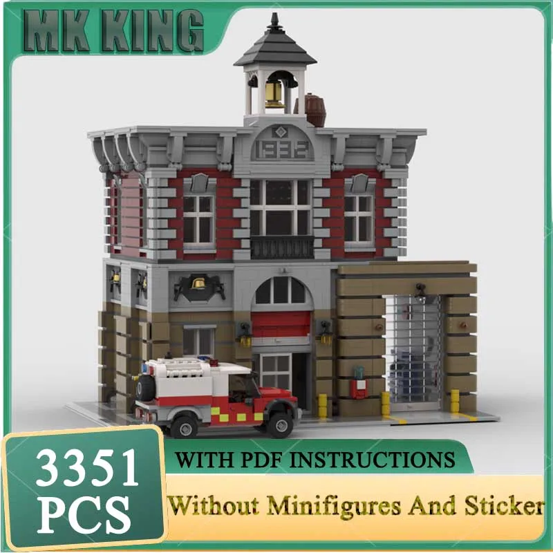 Street View Moc Building Station Office - Modular Fire Station Bricks Technology Blocks Assembly Gift Birthday Toys DIY Sets
Street View Moc Building Station Office - Modular Fire Station Bricks Technology Blocks Assembly Gift Birthday Toys DIY Sets