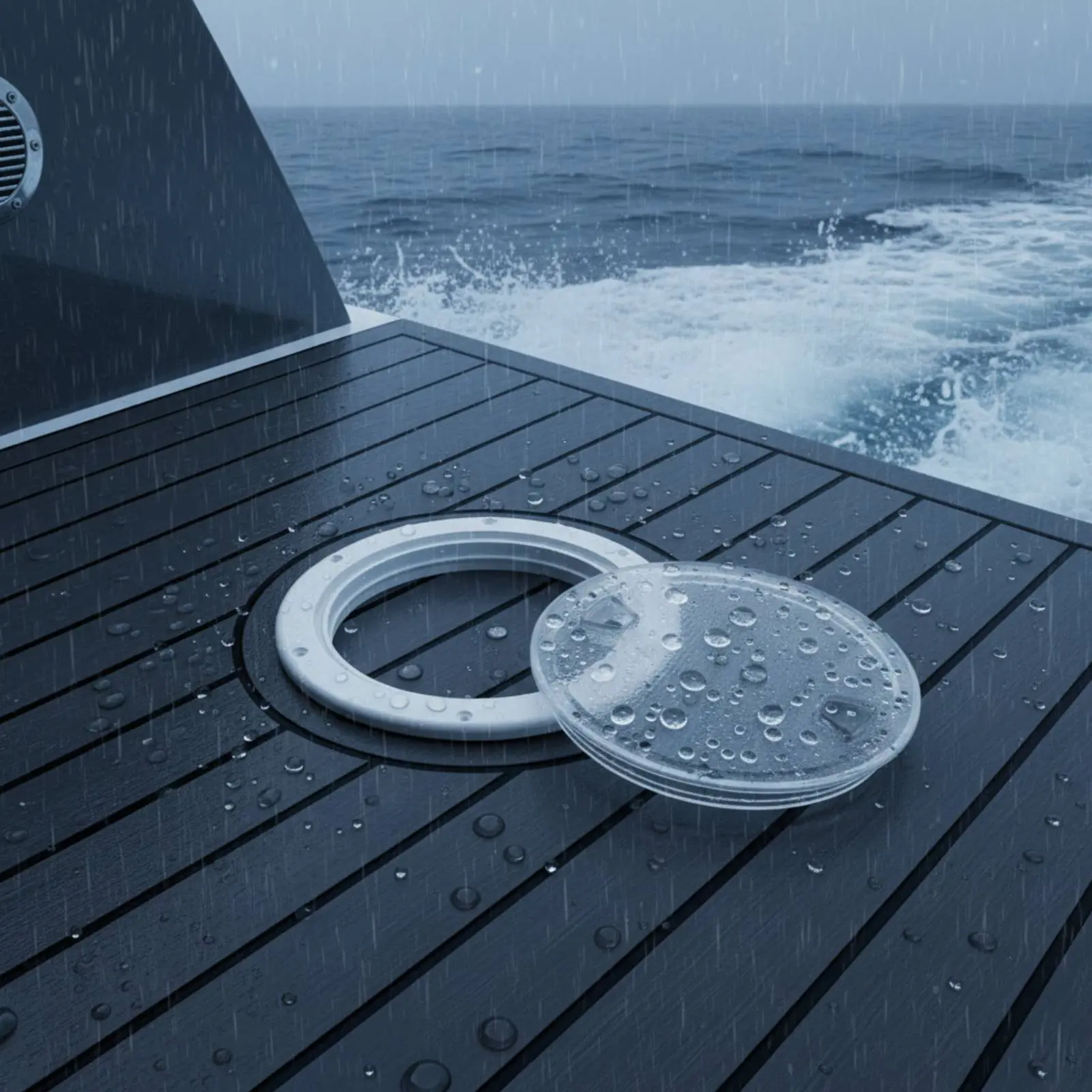 Transparent Inspection Cover Includes Mounting Screws Round Inspection Cover Round Deck Plate ABS Plastic Construction for RV
Transparent Inspection Cover Includes Mounting Screws Round Inspection Cover Round Deck Plate ABS Plastic Construction for RV