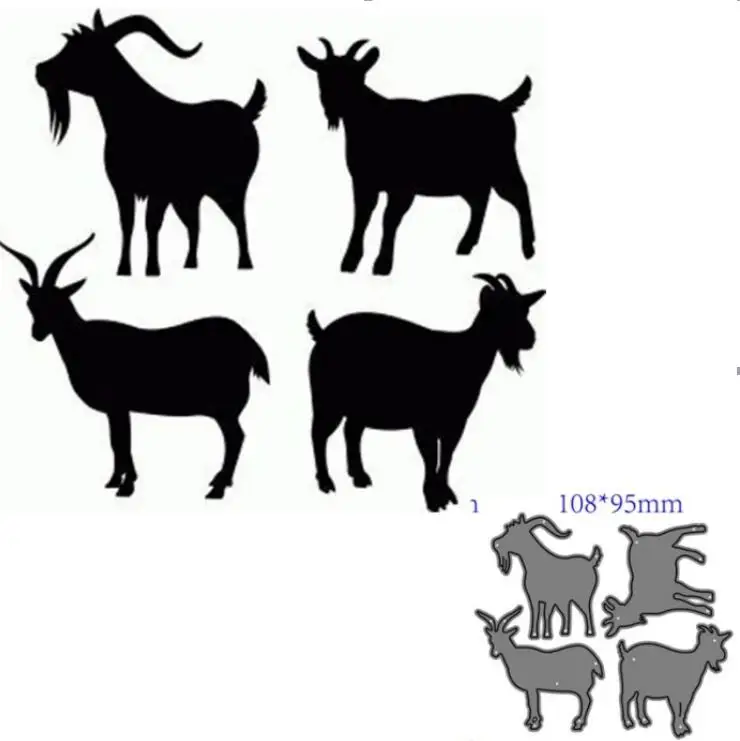 Sheep Animal Metal Cutting Dies For Scrapbooking Decorative Embossing Stencils Handcraft Template 1PCS
Sheep Animal Metal Cutting Dies For Scrapbooking Decorative Embossing Stencils Handcraft Template 1PCS