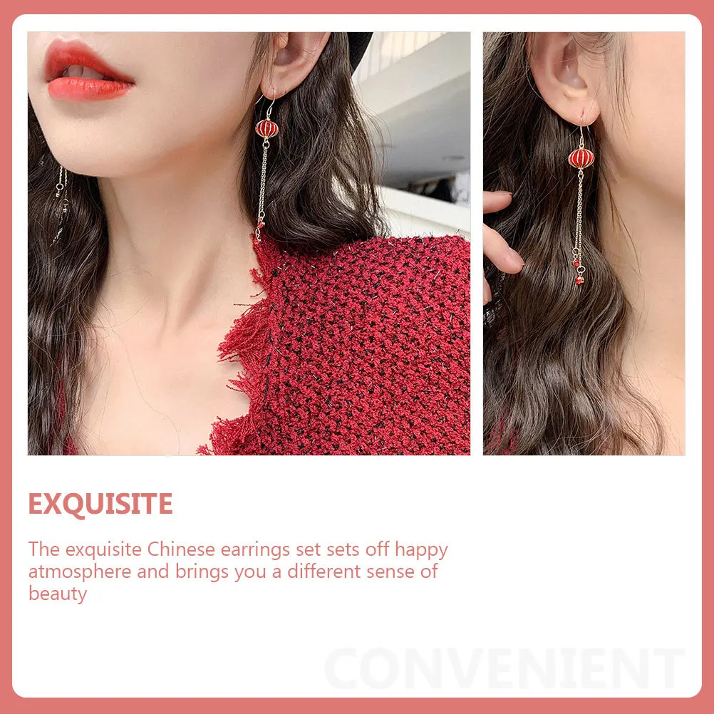 4Pairs Chinese Tassel Long Drop Dangle Earrings Set Stylish Traditional Accessories Festival Jewelry for Women
4Pairs Chinese Tassel Long Drop Dangle Earrings Set Stylish Traditional Accessories Festival Jewelry for Women