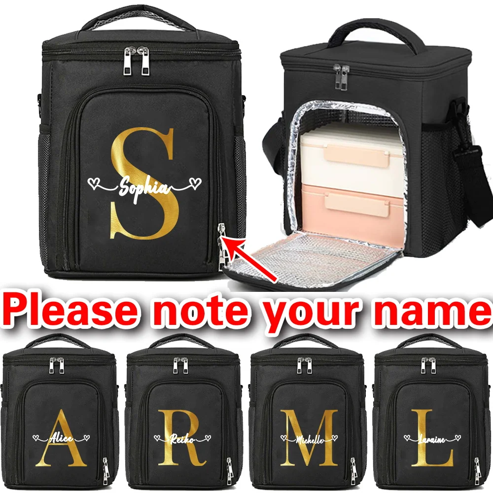 Customizable Name Men's and Women's Double-layer Lunch Bag Insulated Bento Bag Portable Large Capacity Double-layer Bento Bag
Customizable Name Men's and Women's Double-layer Lunch Bag Insulated Bento Bag Portable Large Capacity Double-layer Bento Bag