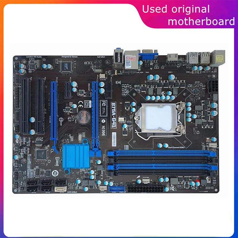 Used LGA 1155 For Intel B75 B75A-G41 Computer USB3.0 SATA3 Motherboard DDR3 32G Desktop Mainboard
Used LGA 1155 For Intel B75 B75A-G41 Computer USB3.0 SATA3 Motherboard DDR3 32G Desktop Mainboard