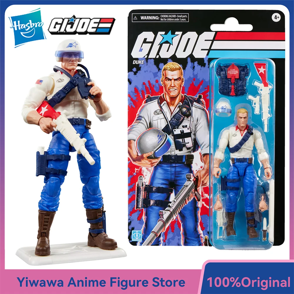Original NEW Hasbro G.I. Joe Classified Series Retro Cardback USA Duke 15cm Collectible Action Figure Model Toys
Original NEW Hasbro G.I. Joe Classified Series Retro Cardback USA Duke 15cm Collectible Action Figure Model Toys