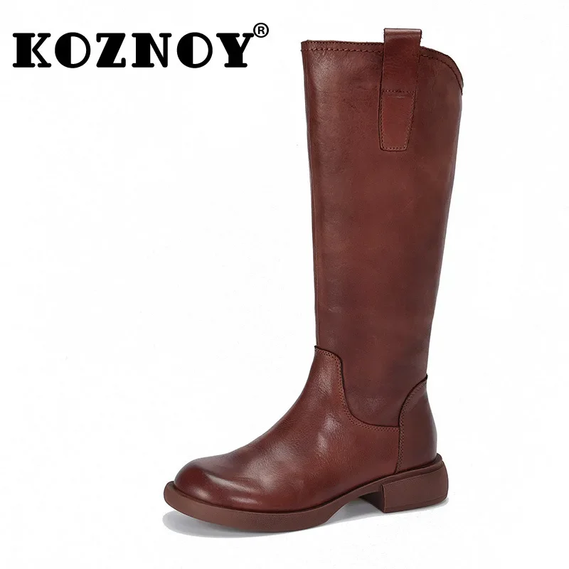 Koznoy/Новые весенние модные сапоги до колена из натуральной коровьей кожи на молнии 3,5 см, женские ботильоны на плоской подошве, осенняя женская обувь
Koznoy/Новые весенние модные сапоги до колена из натуральной коровьей кожи на молнии 3,5 см, женские ботильоны на плоской подошве, осенняя женская обувь