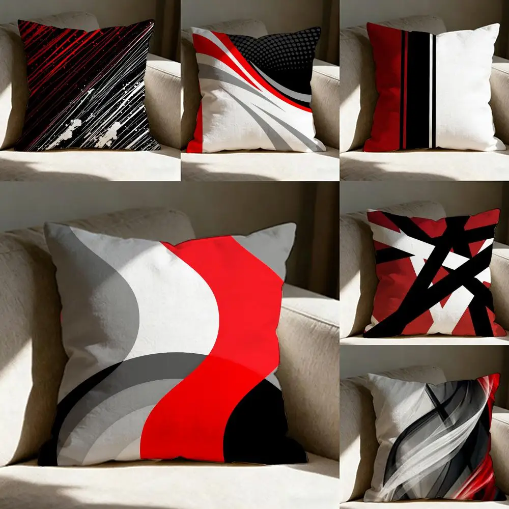 Modern Red Black Color Pillow Case pillowcase, double-sided printed, sofa cushion, bedroom headboard pillow
Modern Red Black Color Pillow Case pillowcase, double-sided printed, sofa cushion, bedroom headboard pillow