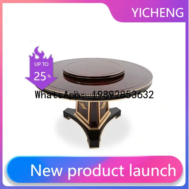 QQ Европейский обеденный стол с резьбой по дереву и цветком, обеденный стул, новый древний золотой круглый большой заказ для квартиры
QQ Европейский обеденный стол с резьбой по дереву и цветком, обеденный стул, новый древний золотой круглый большой заказ для квартиры