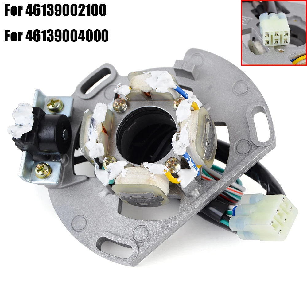 Generator Magneto Stator Coil For K-TM 65 85 105 XC SX SXS 46139002100 46139004000
Generator Magneto Stator Coil For K-TM 65 85 105 XC SX SXS 46139002100 46139004000