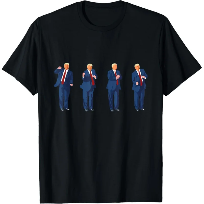 Men's and Women's Sports and Leisure New Fashion Short Sleeve Trump July 4, 2024 Ball Top Gift Black T-shirt
Men's and Women's Sports and Leisure New Fashion Short Sleeve Trump July 4, 2024 Ball Top Gift Black T-shirt