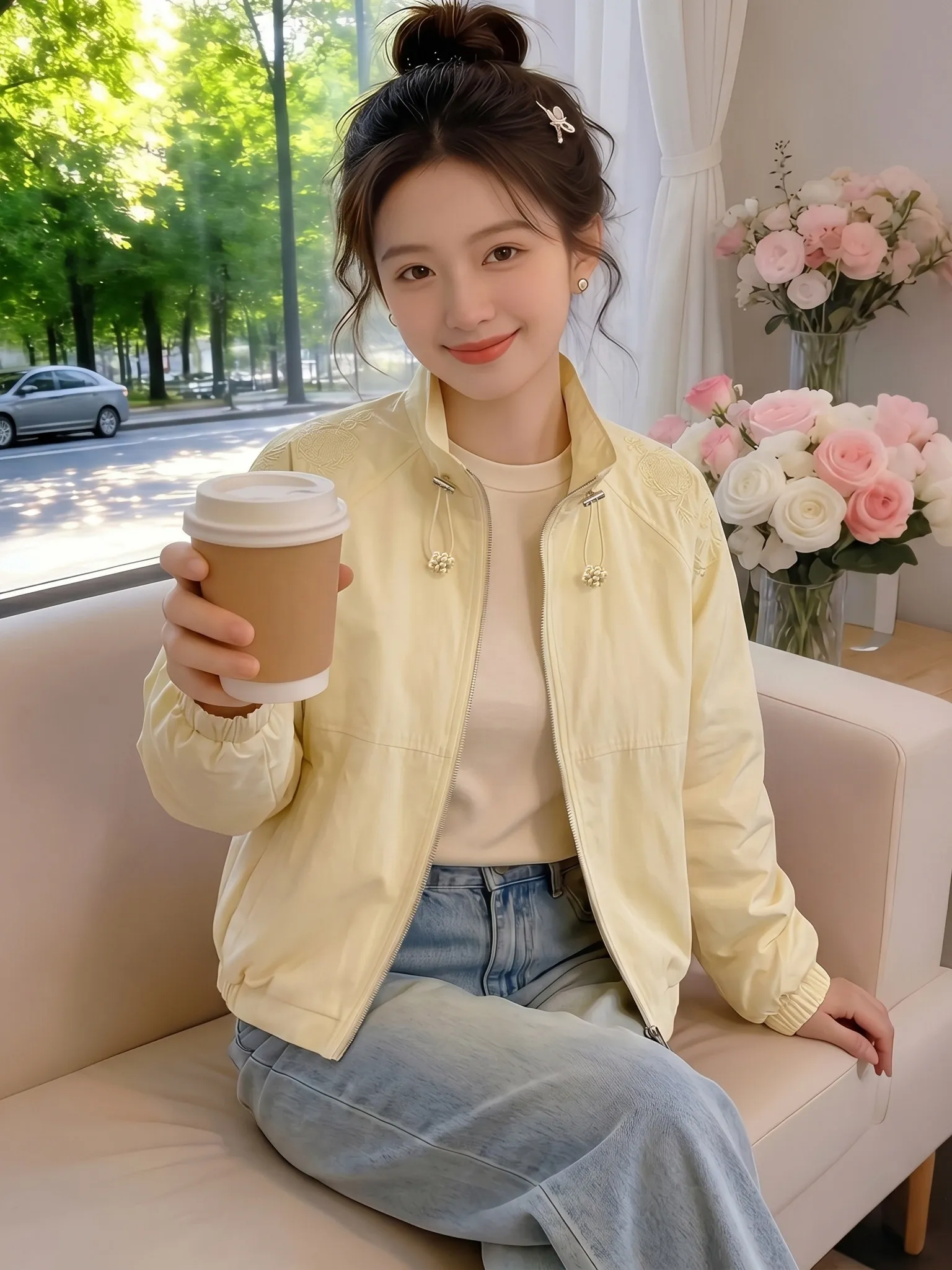 Elegant Short Outerwear Women's Spring Fashion Design Sensation Beautiful Fragrance Style Top Quality Standard Fit Commute Style
Elegant Short Outerwear Women's Spring Fashion Design Sensation Beautiful Fragrance Style Top Quality Standard Fit Commute Style