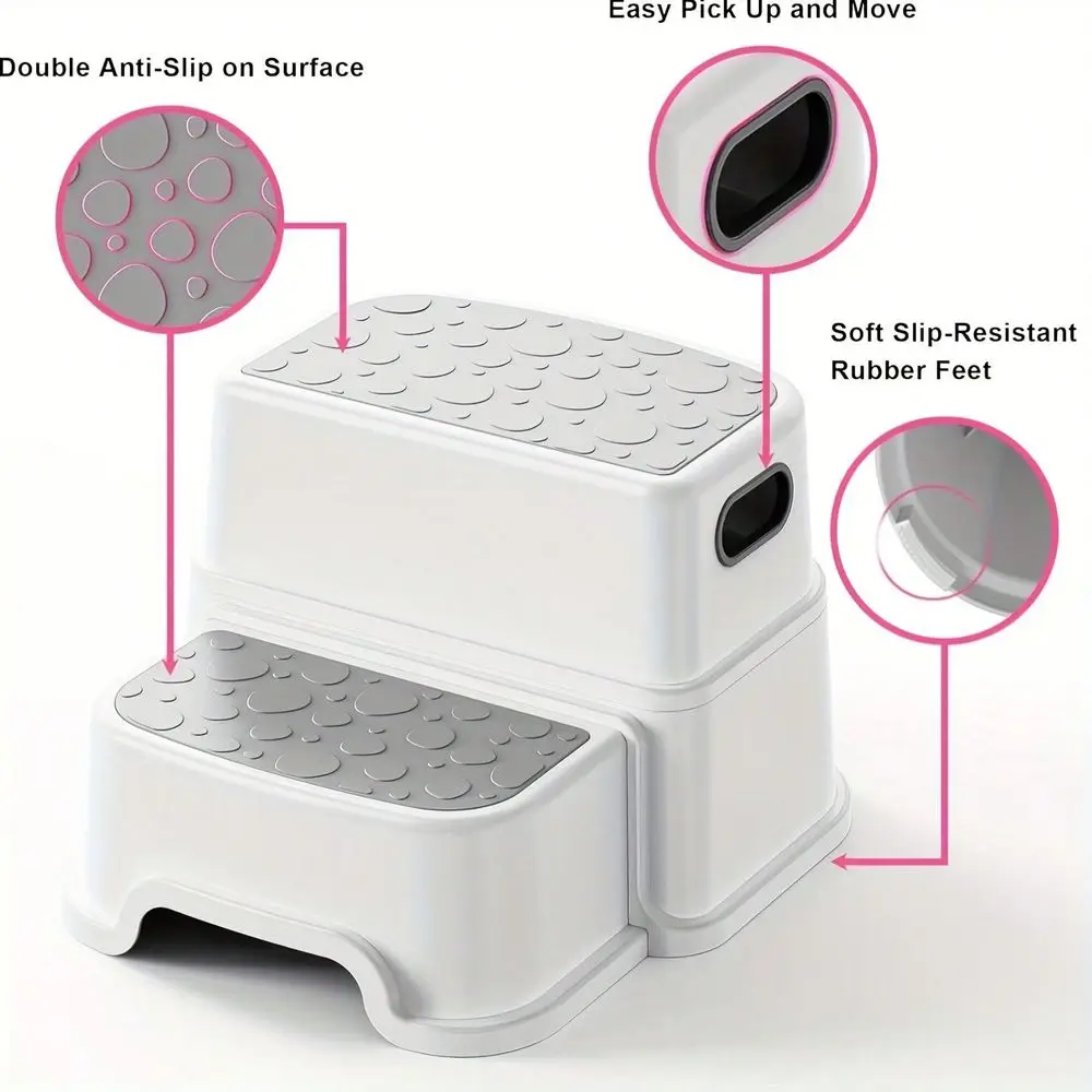Ladder, Step Stool Assistant Is Perfect For Toilets, EasyToMove Bathroom Sinks Double Height 9.5 Inches NonSlip Toilet Training
Ladder, Step Stool Assistant Is Perfect For Toilets, EasyToMove Bathroom Sinks Double Height 9.5 Inches NonSlip Toilet Training