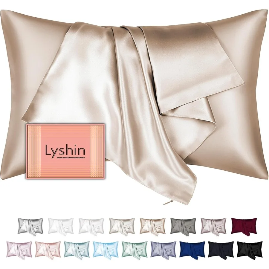 Queen Size Mulberry Silk Pillow Cases with Hidden Zipper for Luxury Sleep Experience: Ultra Smooth Soft and Breathable Cooling
Queen Size Mulberry Silk Pillow Cases with Hidden Zipper for Luxury Sleep Experience: Ultra Smooth Soft and Breathable Cooling