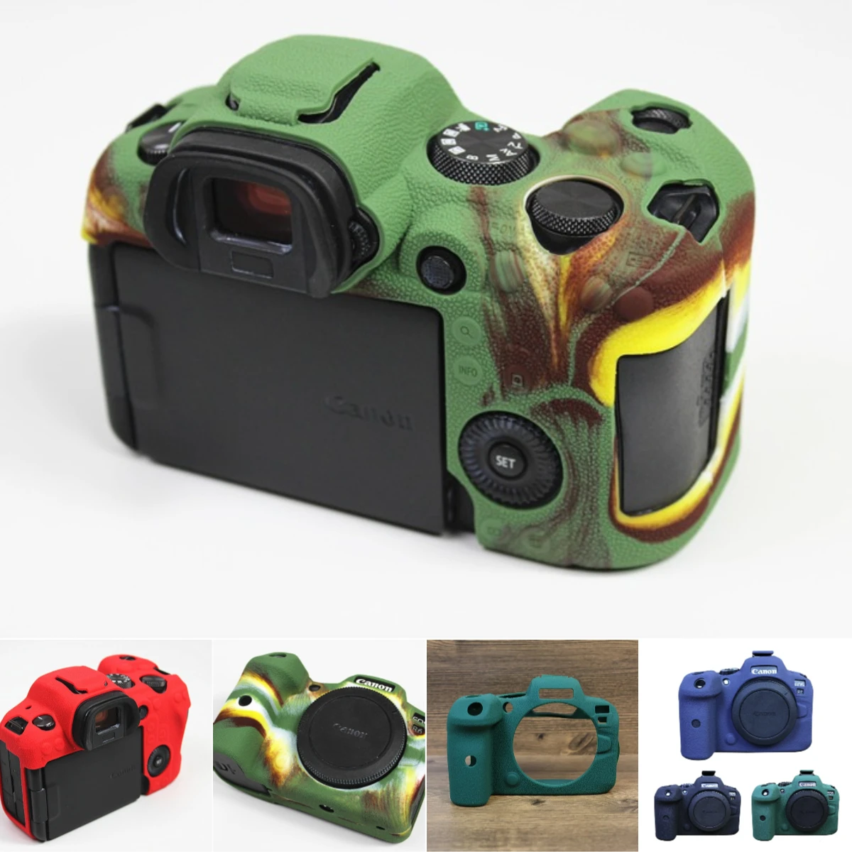 For Canon EOS R6 R6II Mark II 2 Water Resistant Silicone Cover - Protective Camera Bag
For Canon EOS R6 R6II Mark II 2 Water Resistant Silicone Cover - Protective Camera Bag