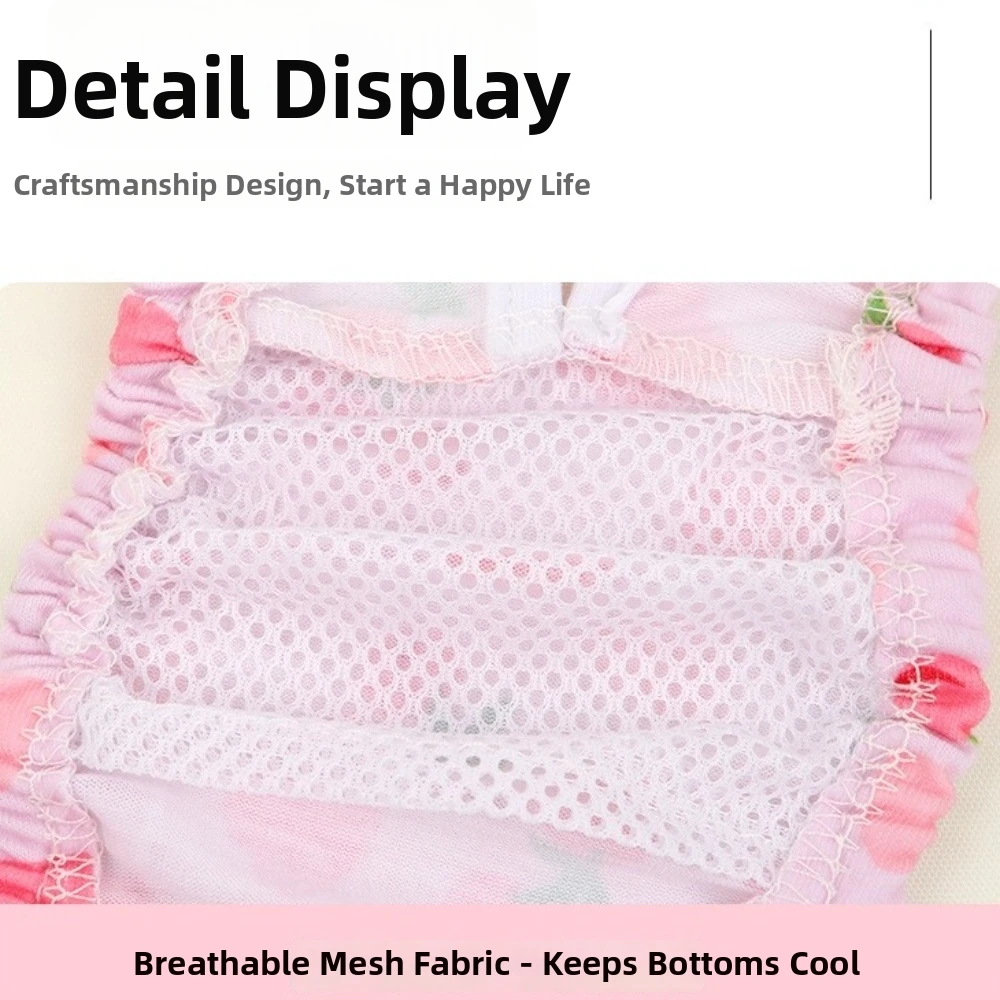 Adjustable Pet Physiological Pants Washable Breathable Pet Sanitary Pants Comfortable Cartoon Print Dog Diaper Menstrual Period
Adjustable Pet Physiological Pants Washable Breathable Pet Sanitary Pants Comfortable Cartoon Print Dog Diaper Menstrual Period
