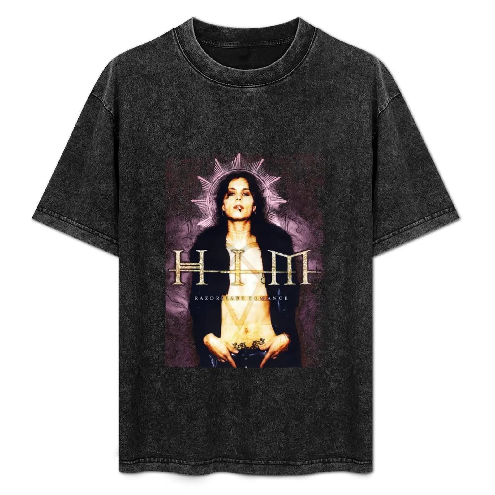 Him Band Razorblade Romance HQ Heartagram Ville valo T-Shirt Active Sports Short Sleeve Cotton Shirt
Him Band Razorblade Romance HQ Heartagram Ville valo T-Shirt Active Sports Short Sleeve Cotton Shirt