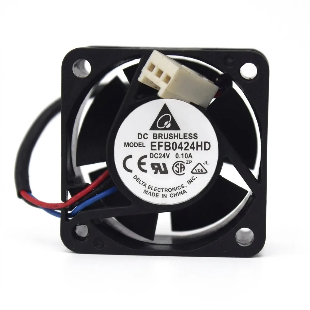 For Delta EFB0424HD 4020 DC24V 0.1A 4CM 3-Pin Dual Ball Inverter Cooling Fan
For Delta EFB0424HD 4020 DC24V 0.1A 4CM 3-Pin Dual Ball Inverter Cooling Fan