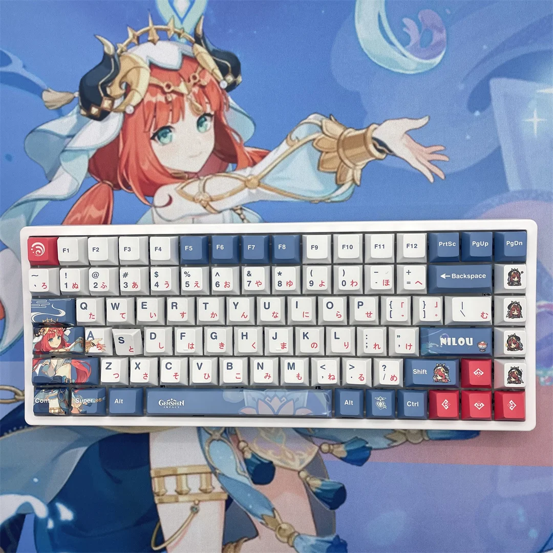 Nilou 128 Key Cap Genshin Impact PBT DYE Sublimation Cherry MX Cross Axis Switch Keycap Key Cover for Mechanical Keyboard Gift
Nilou 128 Key Cap Genshin Impact PBT DYE Sublimation Cherry MX Cross Axis Switch Keycap Key Cover for Mechanical Keyboard Gift
