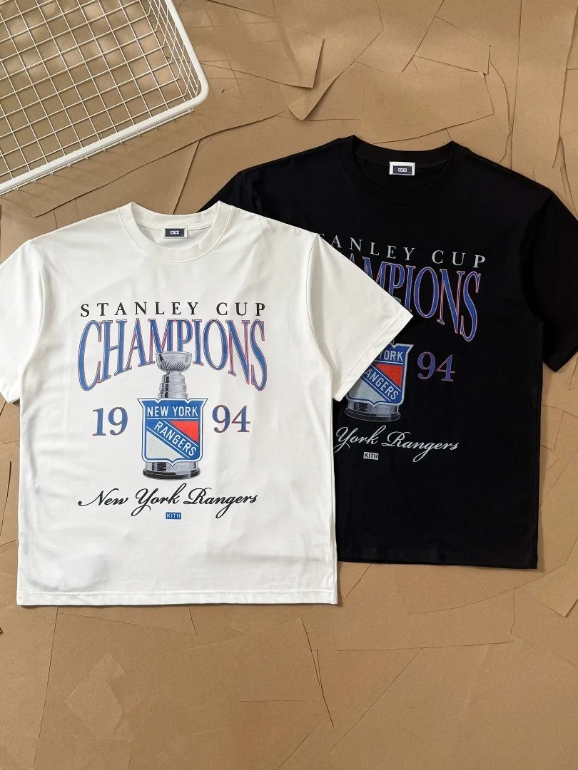 Soft Comfortable Short Sleeve T-Shirt KITH New York Limited Edition Streetwear American Style Printed Letter Casual round Neck
Soft Comfortable Short Sleeve T-Shirt KITH New York Limited Edition Streetwear American Style Printed Letter Casual round Neck