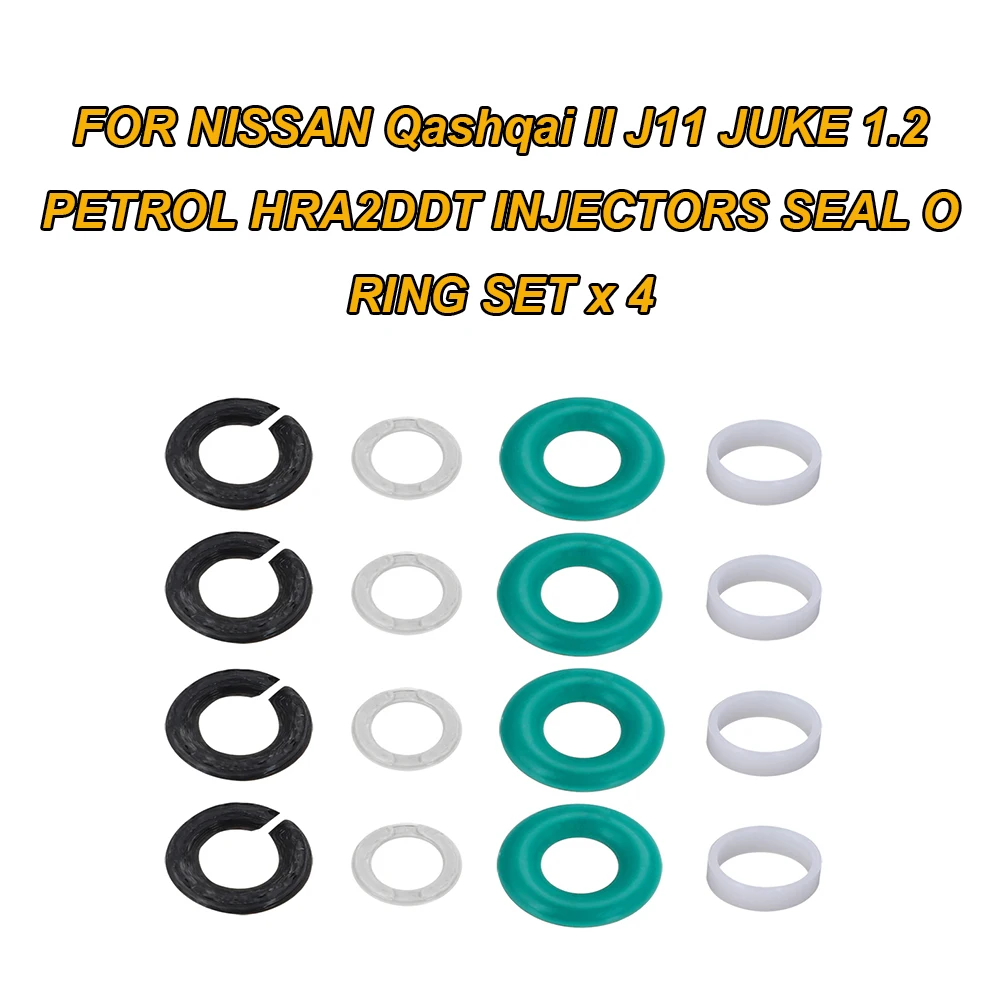 FOR NISSAN Qashqai II J11 JUKE 1.2 PETROL HRA2DDT INJECTORS SEAL O RING SET x 4
FOR NISSAN Qashqai II J11 JUKE 1.2 PETROL HRA2DDT INJECTORS SEAL O RING SET x 4