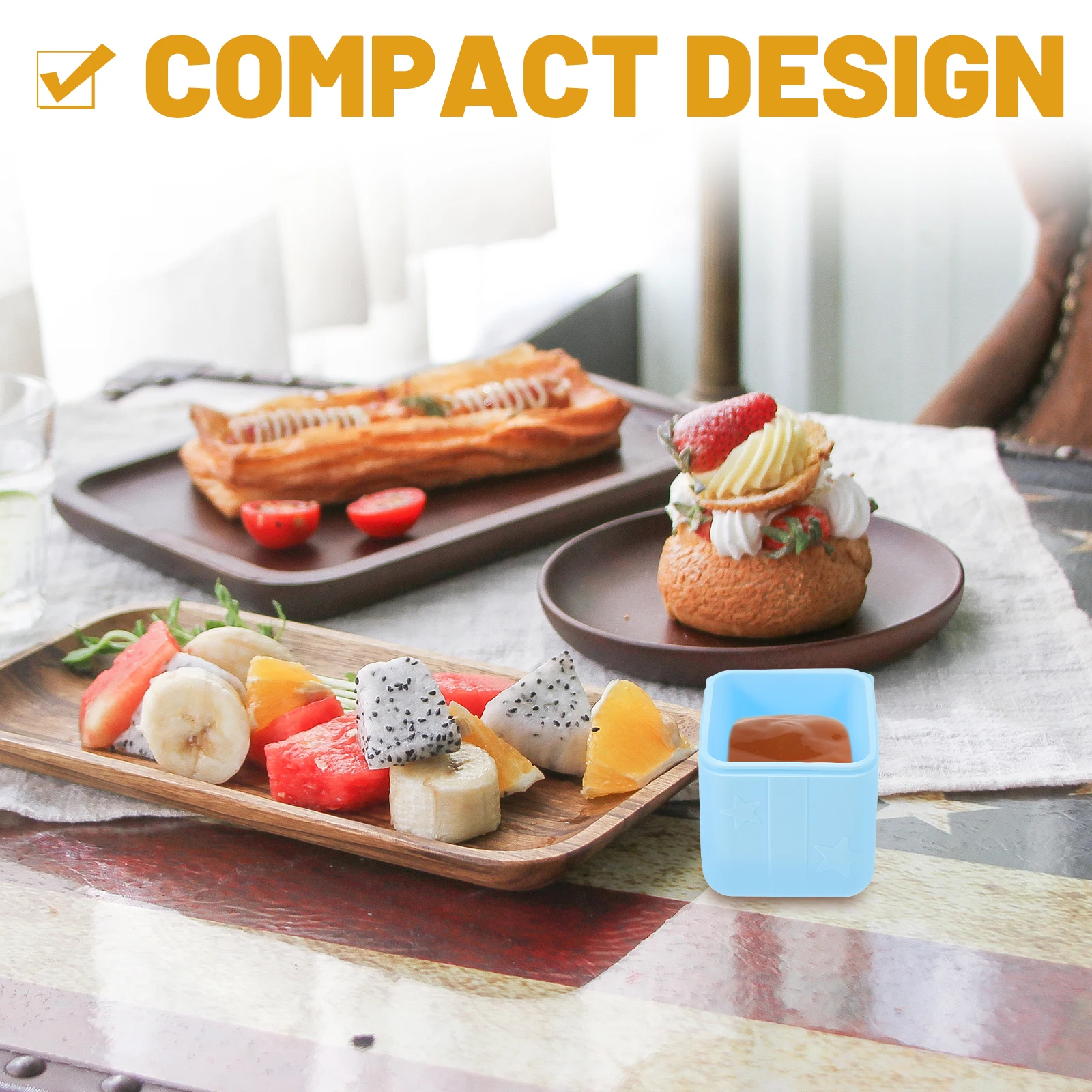 Silicone Snack Leak Proof Container Small Reusable Sauce Box for Salad Dressing Mustard Oil Chili Condiment Cups Containers
Silicone Snack Leak Proof Container Small Reusable Sauce Box for Salad Dressing Mustard Oil Chili Condiment Cups Containers