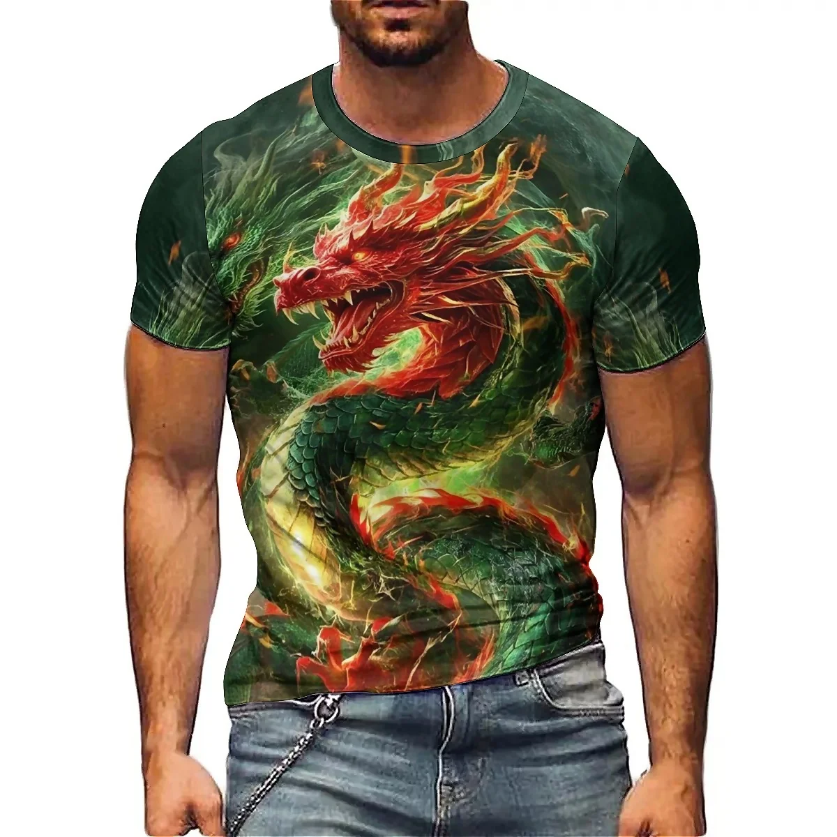2027 New Horror Element Men's 3D Printed Short Sleeve T-Shirt - High-Quality
2027 New Horror Element Men's 3D Printed Short Sleeve T-Shirt - High-Quality