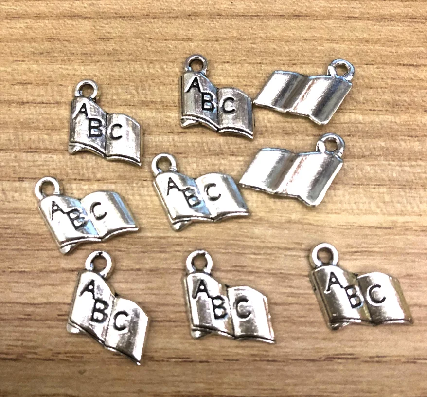 30pcs 11x11mm Alloy metal book shaped pendants for jewelry making HWH0350
30pcs 11x11mm Alloy metal book shaped pendants for jewelry making HWH0350