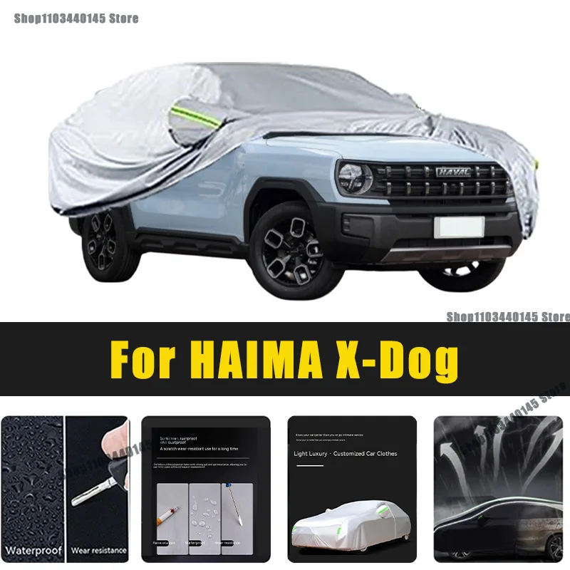 Full Car Covers Outdoor Sun UV Protection Dust Rain Snow Oxford cover Protective For HAIMA X-Dog Accessories
Full Car Covers Outdoor Sun UV Protection Dust Rain Snow Oxford cover Protective For HAIMA X-Dog Accessories