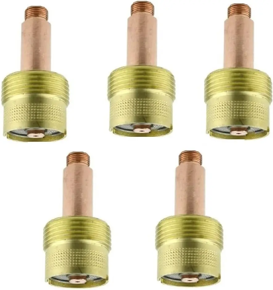 995795 Large TIG Gas Lens 1/8" Gas Lens Collet Body TIG WP17, WP18, WP26 (5 Pack)
995795 Large TIG Gas Lens 1/8" Gas Lens Collet Body TIG WP17, WP18, WP26 (5 Pack)