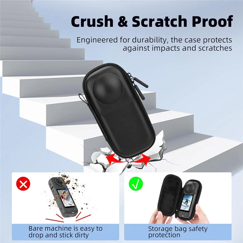 A47F-Carrying Case For Insta 360 X4 ,Protect Hard Shell Storage Bag With Carabiner For Insta360 X4 Action Camera Accessories
A47F-Carrying Case For Insta 360 X4 ,Protect Hard Shell Storage Bag With Carabiner For Insta360 X4 Action Camera Accessories