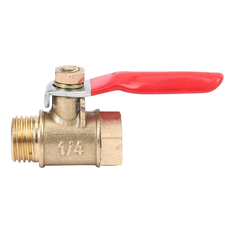 32PCS 1/4 Inch Heavy Duty Brass Ball Valve Shut Off Switch Male And Female NPT Thread Pipe Fitting
32PCS 1/4 Inch Heavy Duty Brass Ball Valve Shut Off Switch Male And Female NPT Thread Pipe Fitting