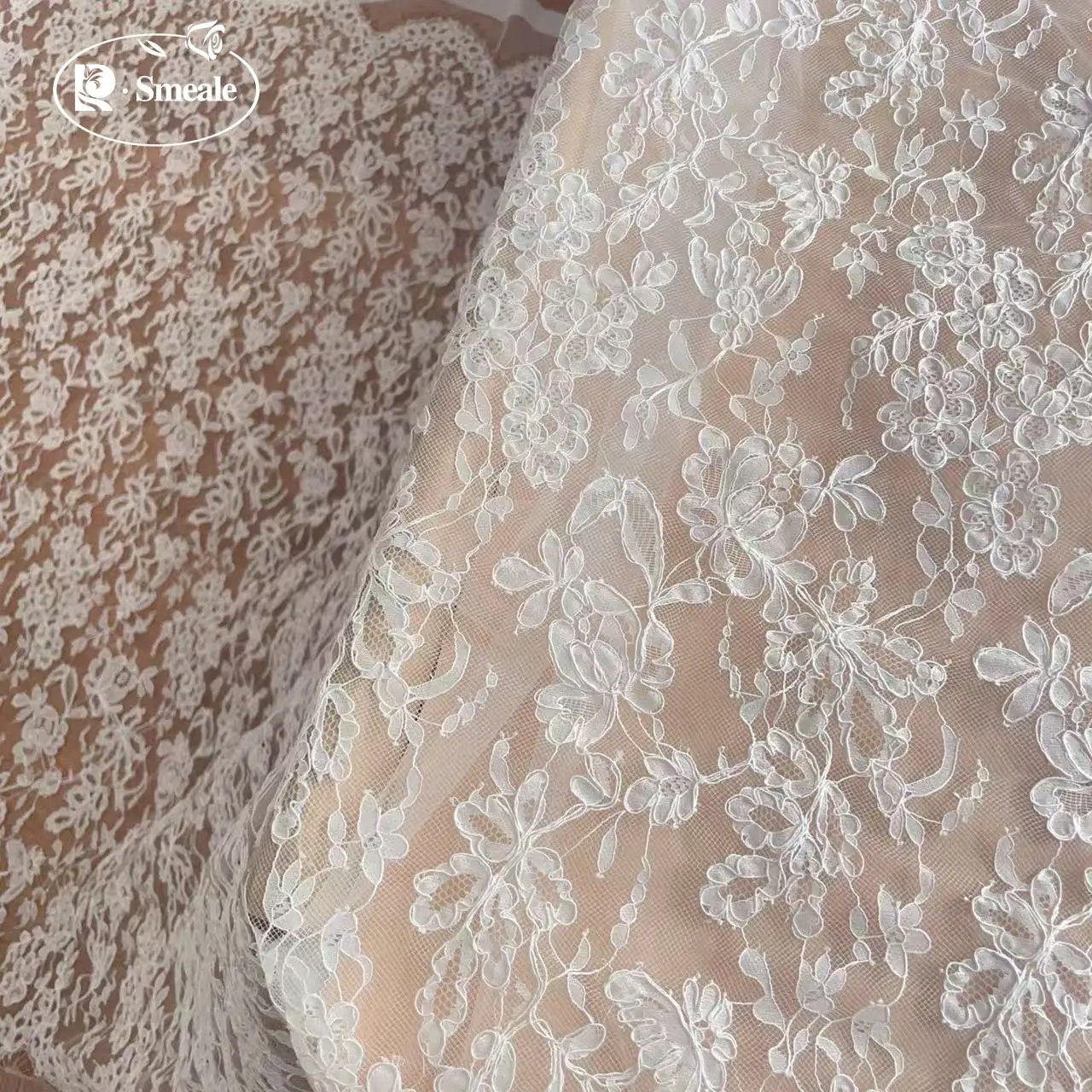 3MX1.5M NEW Handmade Cord Embroidery Eyelash Lace Fabric for Wedding Dress,DIY Sewing White African Fabric By Meter
3MX1.5M NEW Handmade Cord Embroidery Eyelash Lace Fabric for Wedding Dress,DIY Sewing White African Fabric By Meter