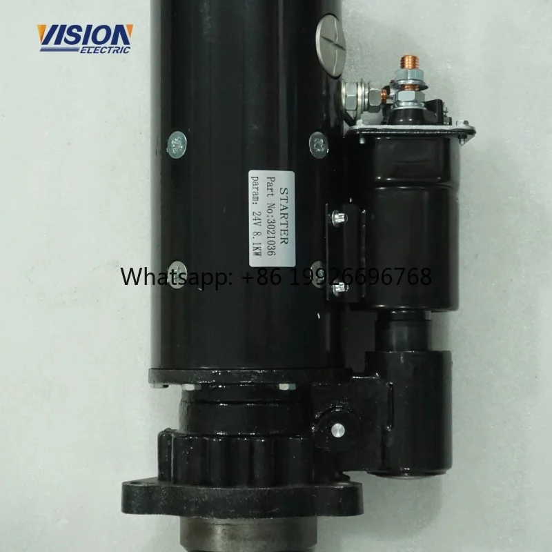 3021036 24V 8.1KW Diesel Engine Spare Parts Starting Motor 5284083 4296720
3021036 24V 8.1KW Diesel Engine Spare Parts Starting Motor 5284083 4296720