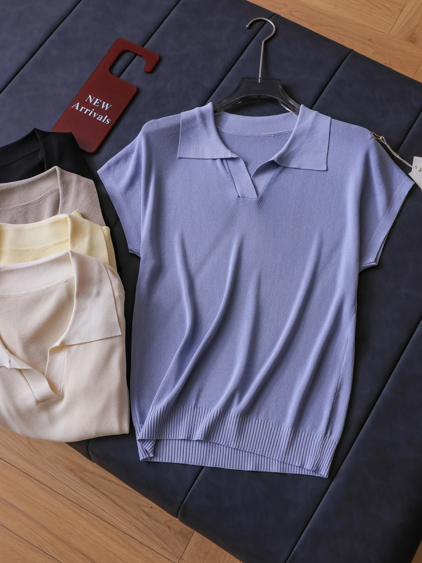 Ice Sensation Skin-Friendly Neck Casual Short Sleeve Women's Knitted Shirt Summer New Style Versatile Soft Fine Gauge Kn...
Ice Sensation Skin-Friendly Neck Casual Short Sleeve Women's Knitted Shirt Summer New Style Versatile Soft Fine Gauge Kn...