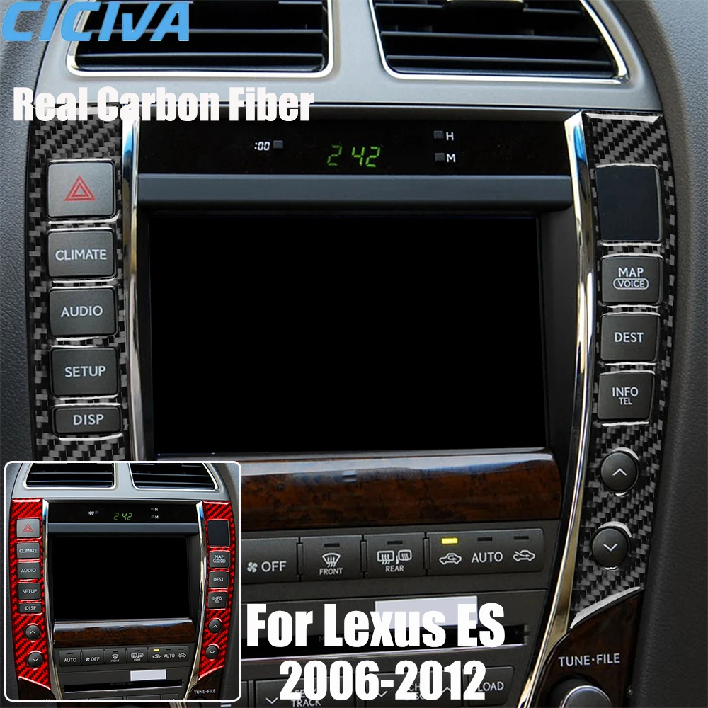 Real Carbon Fiber Car Accessories Center Panel Trim Cover Soft Sticker For Lexus ES240 ES350 2006 2007 2008 2009 2010 2011 2012
Real Carbon Fiber Car Accessories Center Panel Trim Cover Soft Sticker For Lexus ES240 ES350 2006 2007 2008 2009 2010 2011 2012