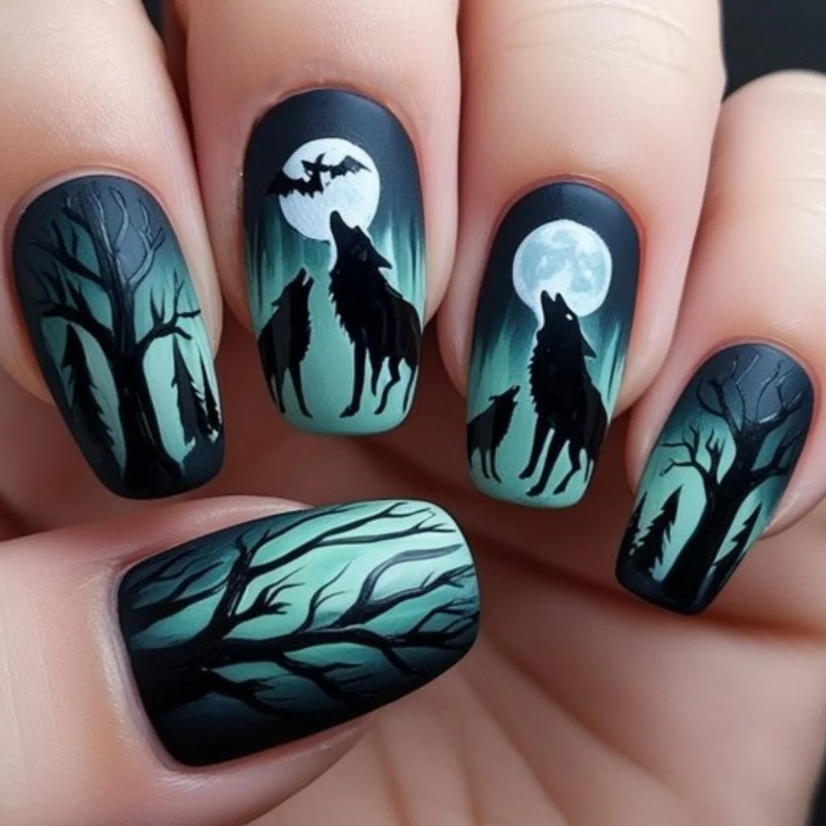 24Pcs Halloween Dark Style Nail Art Matte Black Blue Gradient Bat Moon Design The perfect gift for ladies, birthday gift, holiday gift
24Pcs Halloween Dark Style Nail Art Matte Black Blue Gradient Bat Moon Design The perfect gift for ladies, birthday gift, holiday gift